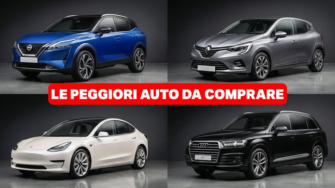 Allerta! Auto che NON dovresti comprare: Evita questi modelli a tutti i costi