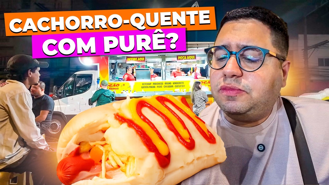 Comida de Rua em São Paulo: Conhecemos o Cachorro-Quente Com Purê Paulista