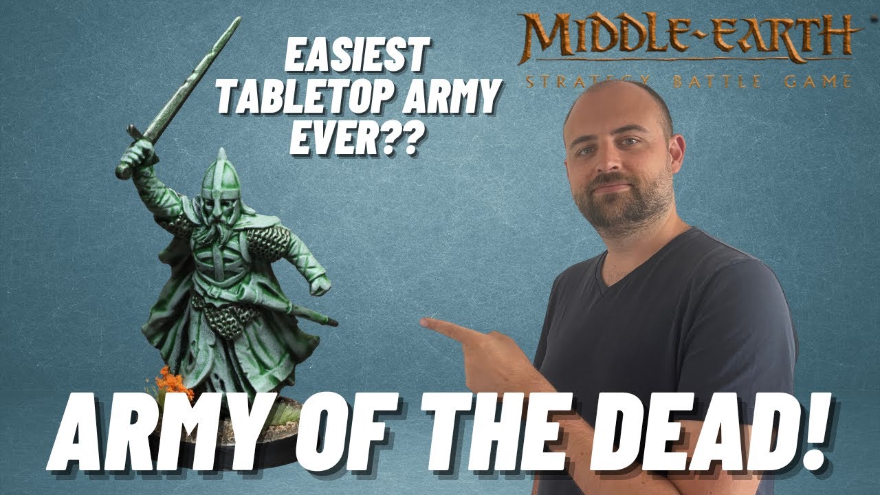 How to Paint the Army of the Dead! Battle of Pelennor Fields Made Easy! #mesbg