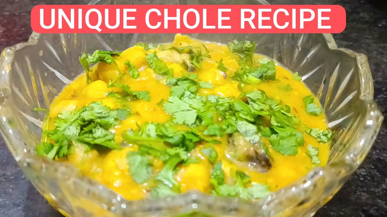 CHOLE RACIPE | TRY TRY THIS EASY AND TASTY