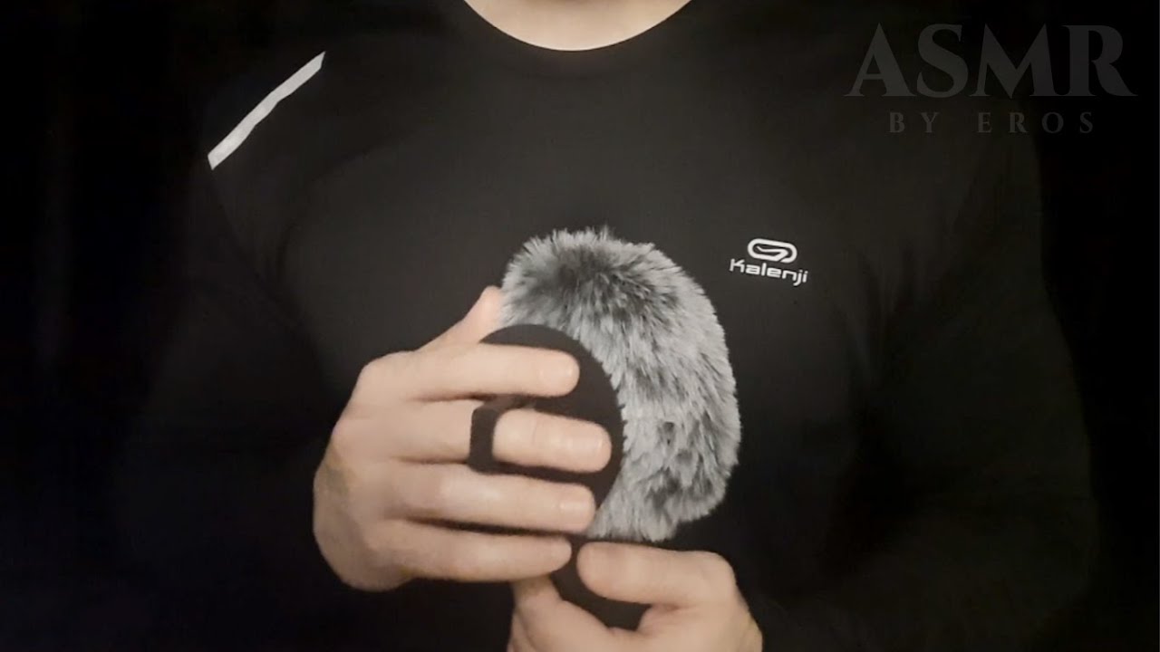 ASMR Fluffy Mic Brushing | Rain Sounds & White Noise for Sleep 🌙 [No Talking]