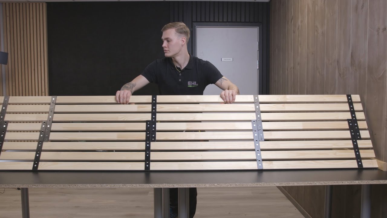 Monteringsbeslag for spiler fra Rindalslist. Snarveien til spilevegg og spiletak.