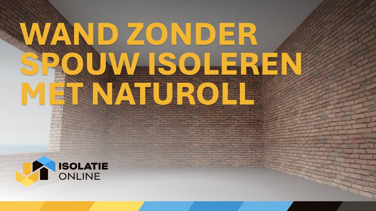 Voorzetwand zonder spouw isoleren met Knauf Naturoll glaswol | Isolatie Online