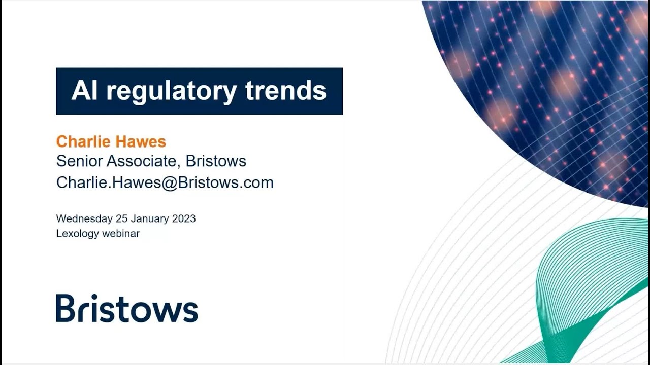Regulatory trends in AI