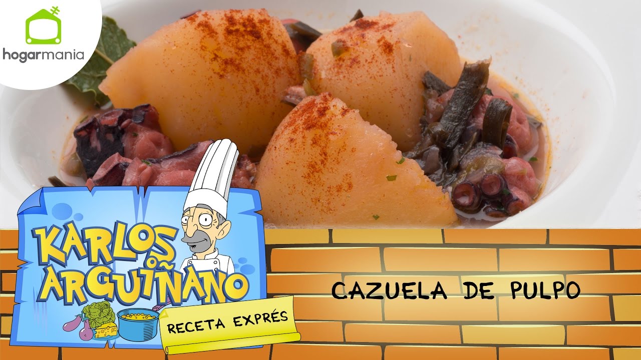 Karlos Arguiñano: Receta de Cazuela de pulpo