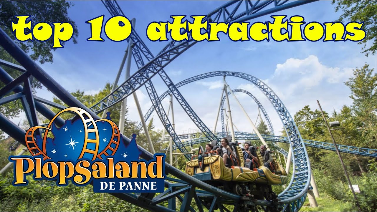 Top 10 Attractions Plopsaland De Panne 2021 [4K]