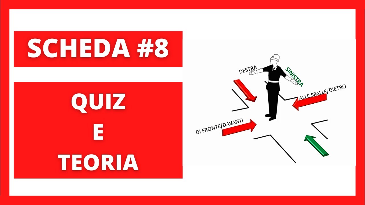 scheda  #8 QUIZ E TEORIA