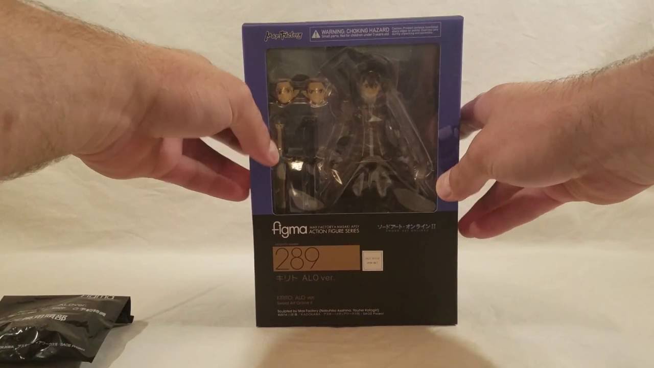 Figma 289 Kirito ALO version Sword Art Online Unboxing