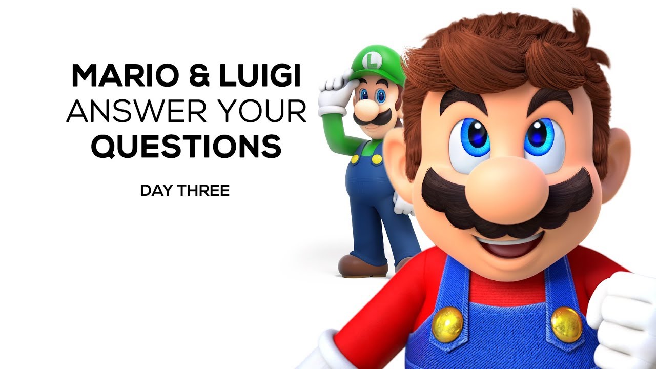 Mario & Luigi At the Nintendo Store Answer Your Questions | Day 3