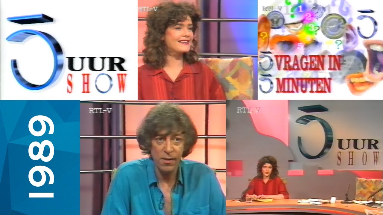 RTL-Véronique | 5 Uur Show | Dieuwertje Blok in gesprek met Tol Hansse (19.10.1989)