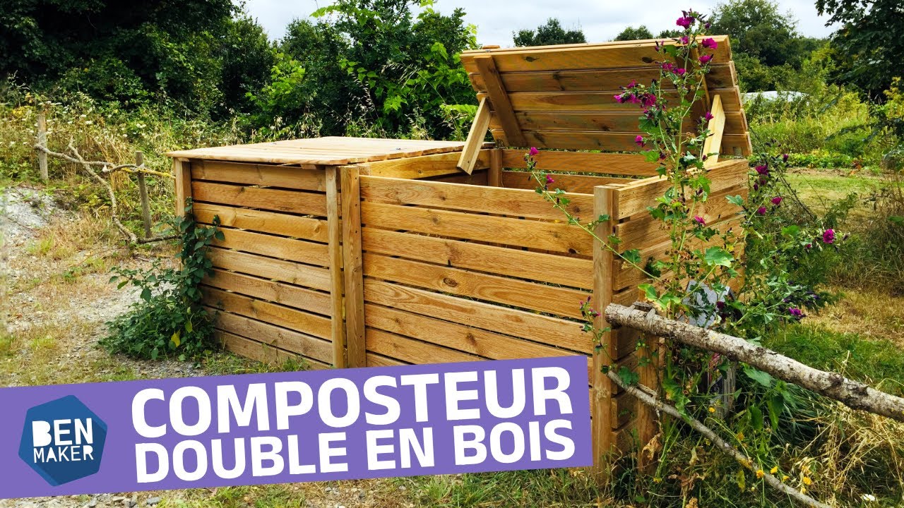 Je fabrique un composteur en bois !
