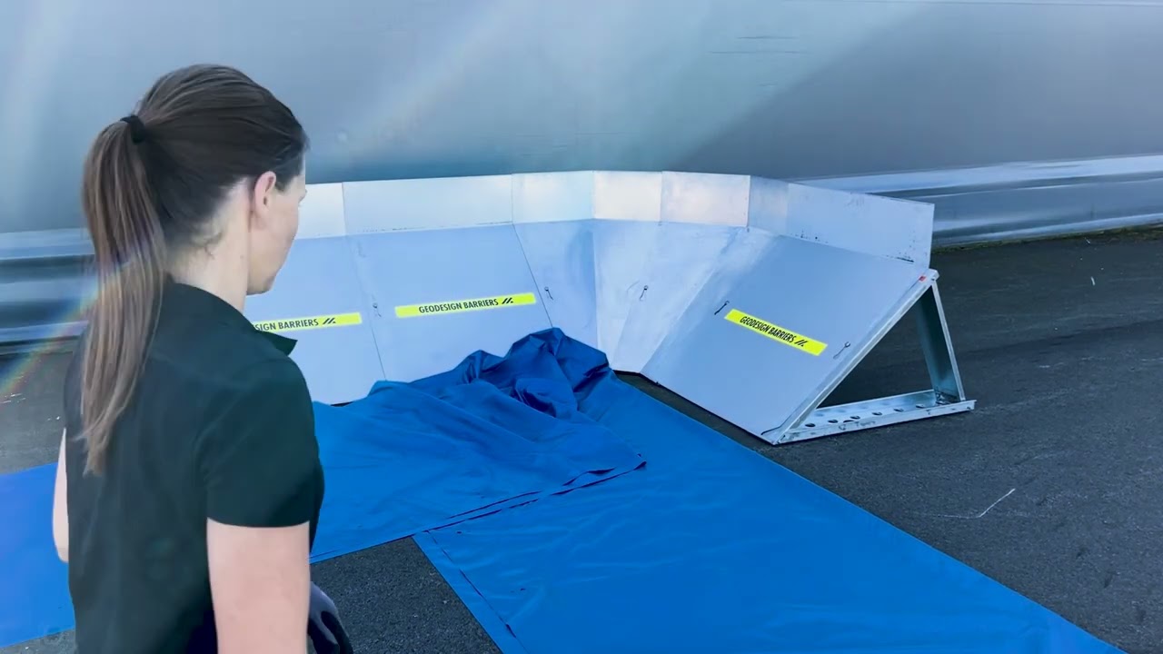 Set up video - P101 Industrial Flood Barrier - Inner Corner