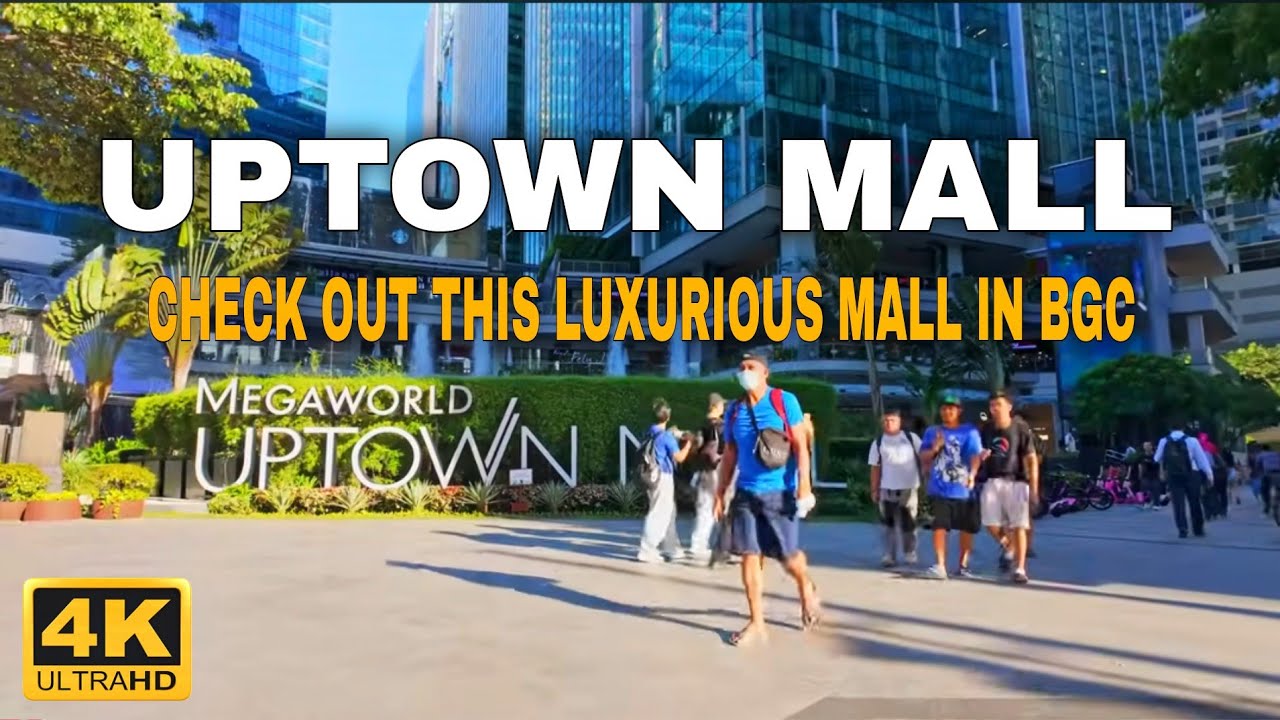 2025 Mall of the Year? Uptown Mall BGC Walking Tour | Philippines 4K UHD