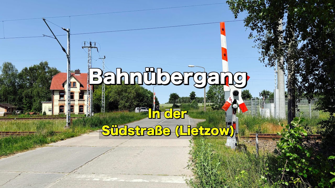 Bahnübergang in der Südstraße (Lietzow) 
