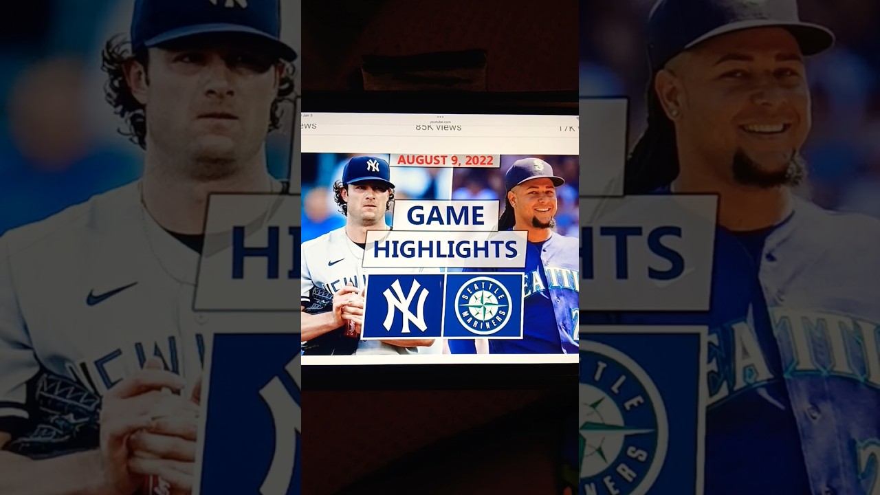 When Gerrit Cole and Luis Castillo did not give up a run Yankees vs Mariners August 9 2022