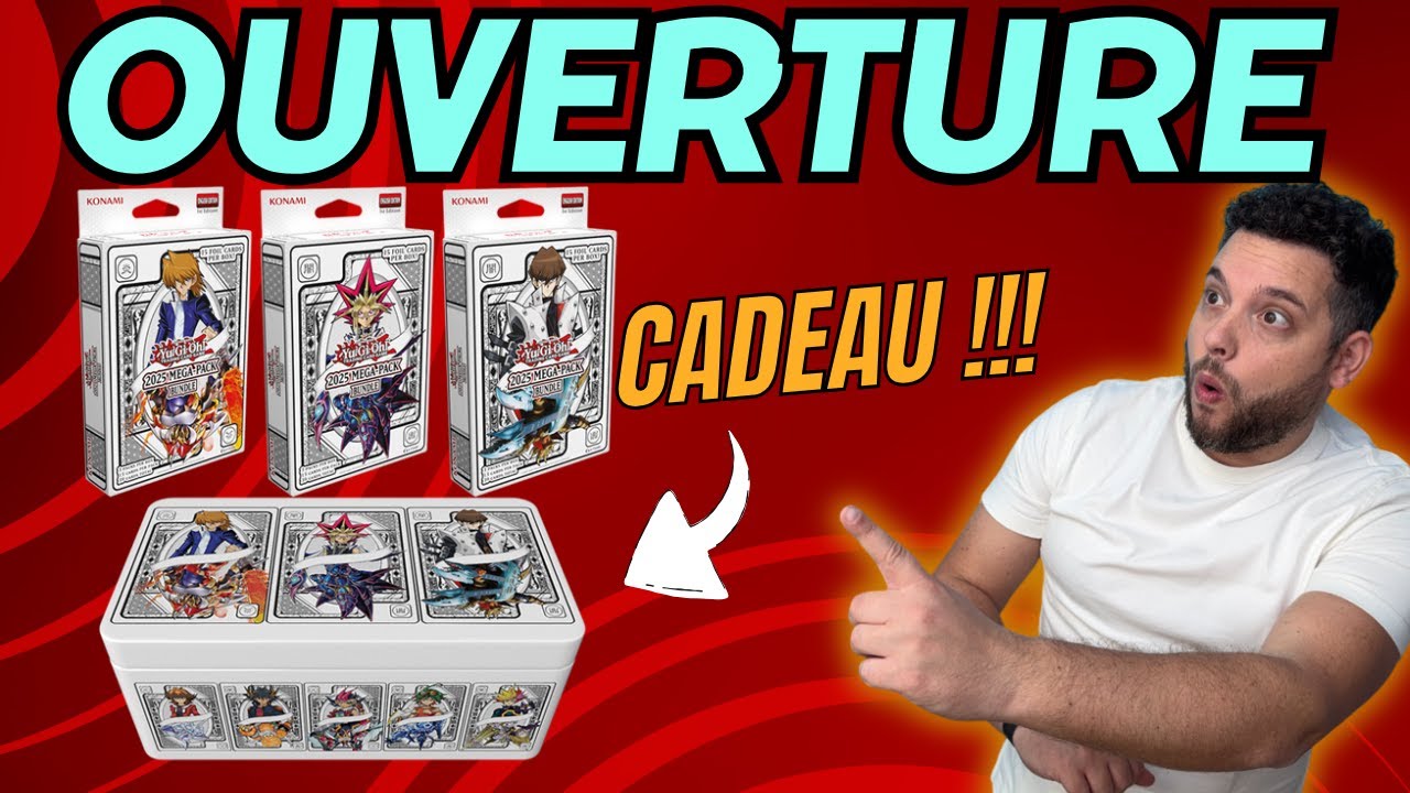 Commente et gagne le contenu de la vidéo. Meilleure ouverture de l'année!!! Tin Box Yugioh 2025