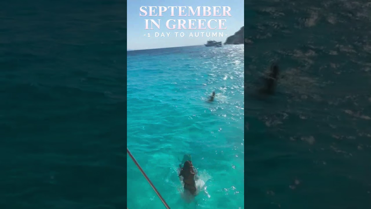 September in Greece | Day 7 | 1 day to Autumn | #greeksummer #jumpinginsea #exploreGreece #day7