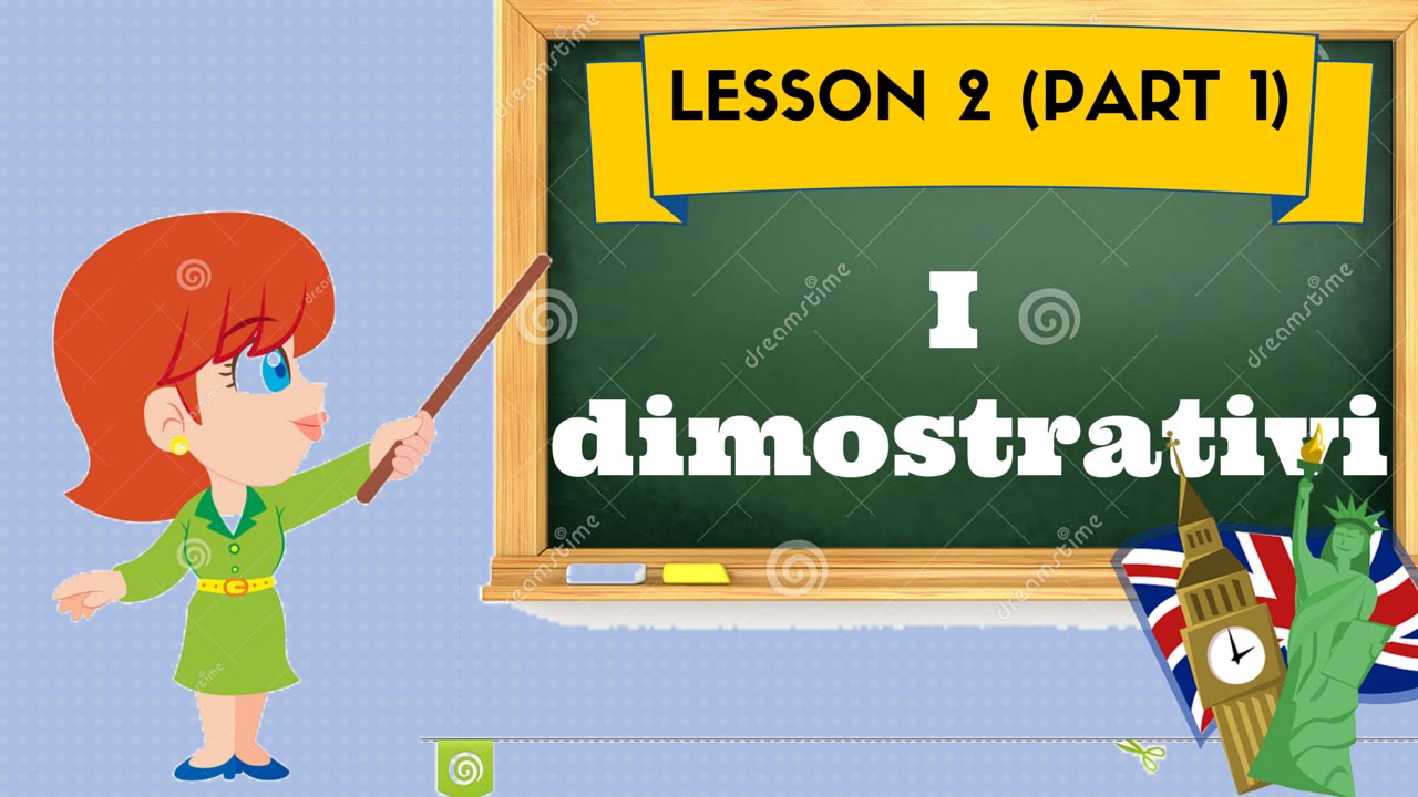 Corso di inglese 2 (1)- DIMOSTRATIVI