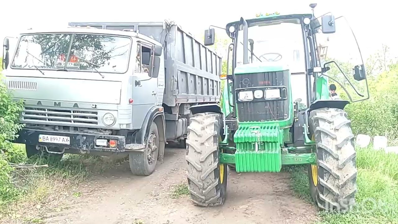 ДжонДір 6110в. Богуслав. Кронос. Заправка.