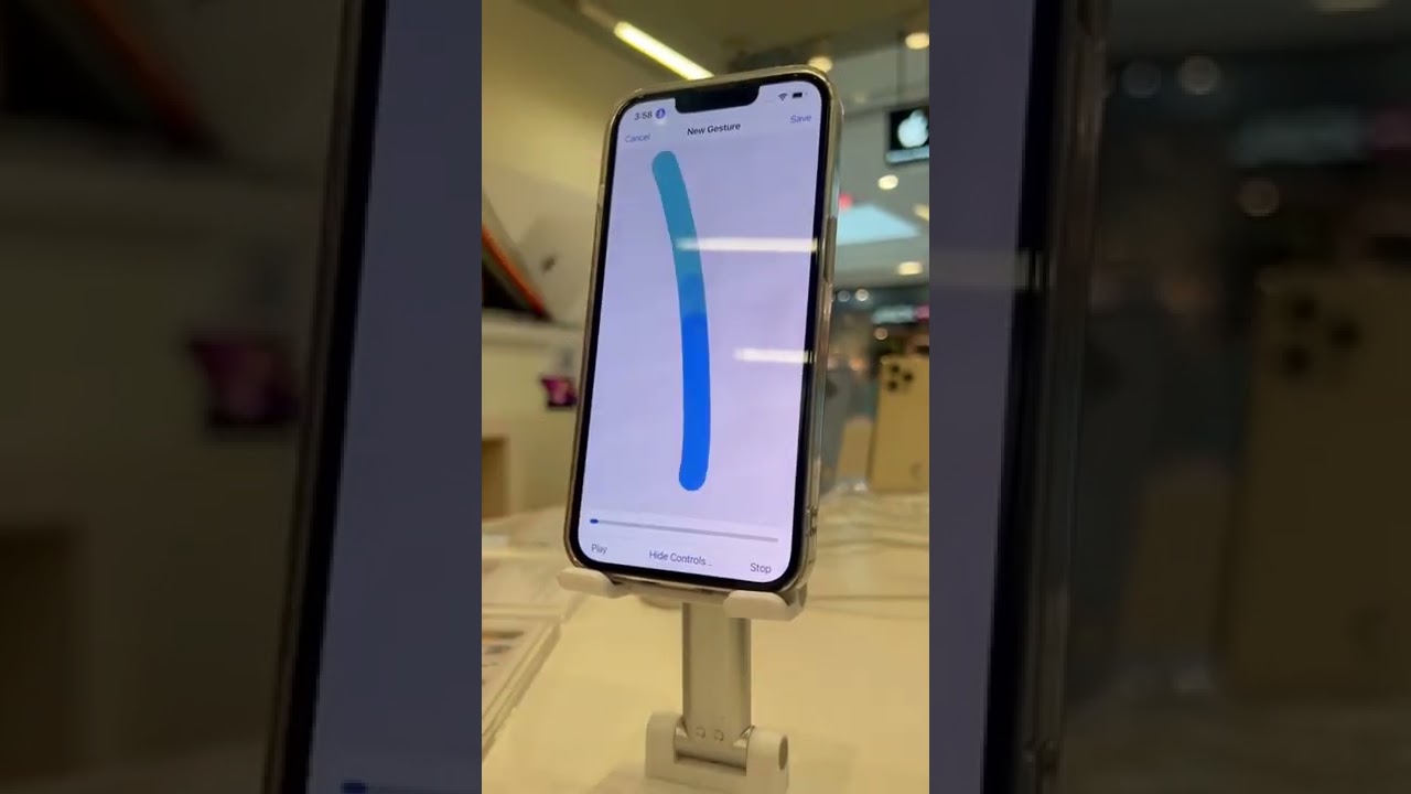 Surprising Hack you didn't know about your iPhone. (Set Custom Gestures) #shorts