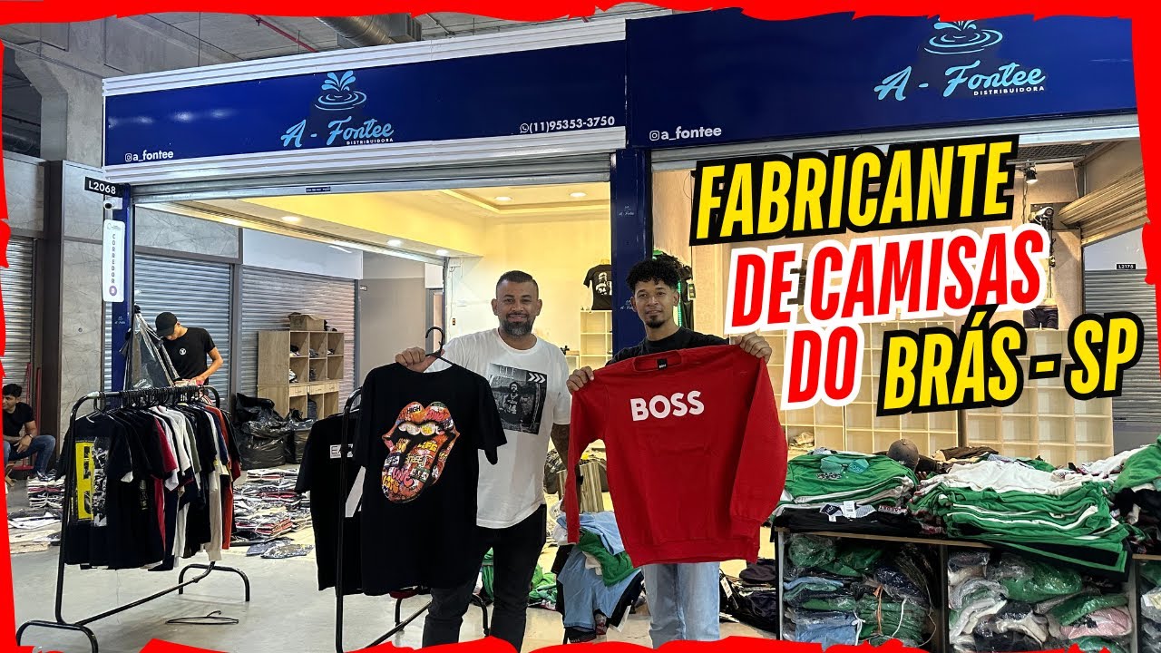 👕📍 A FONTE &Eacute; NA FEIRINHA DA MADRUGADA NO BR&Aacute;S SP | FABRICANTE COM O MELHOR PRE&Ccedil;O 👕📍