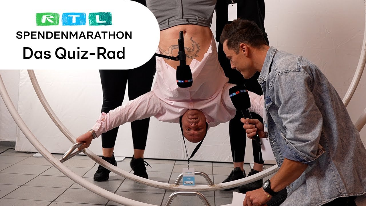Wie viel weiß Thorsten Legat? Das RTL Spendenmarathon Quiz-Rad