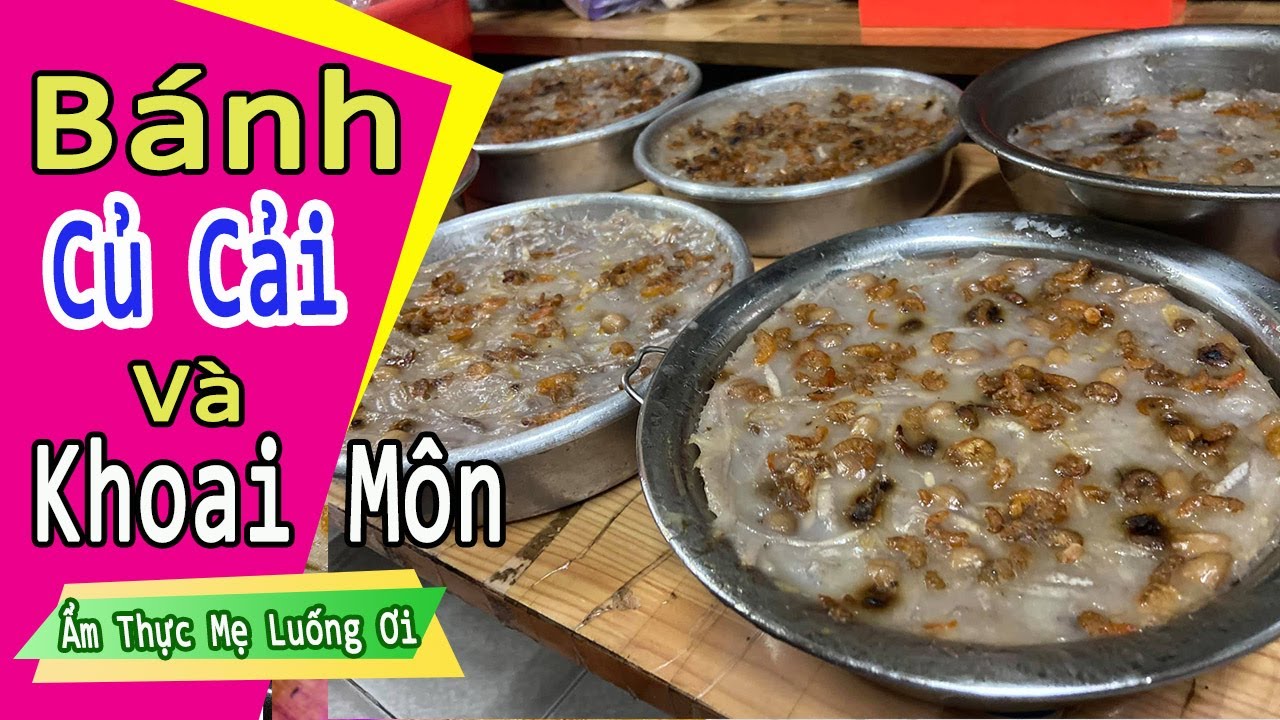 Cách làm bánh củ cải và bánh khoai môn trứ danh triều châu | Ẩm Thực Mẹ Luống Ơi