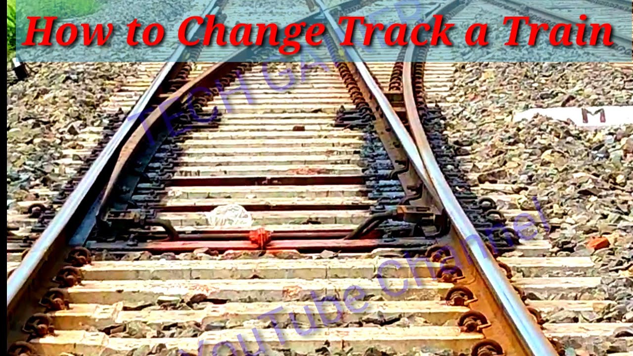 Train change Railway Track | Point and Crossing Live Video