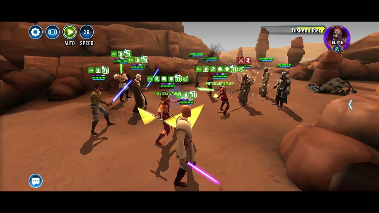 Star wars Galaxy of heroes : gameplay 