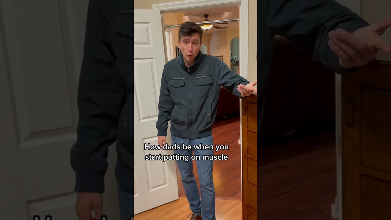 How dads act when you put on some muscle...👨 #shorts