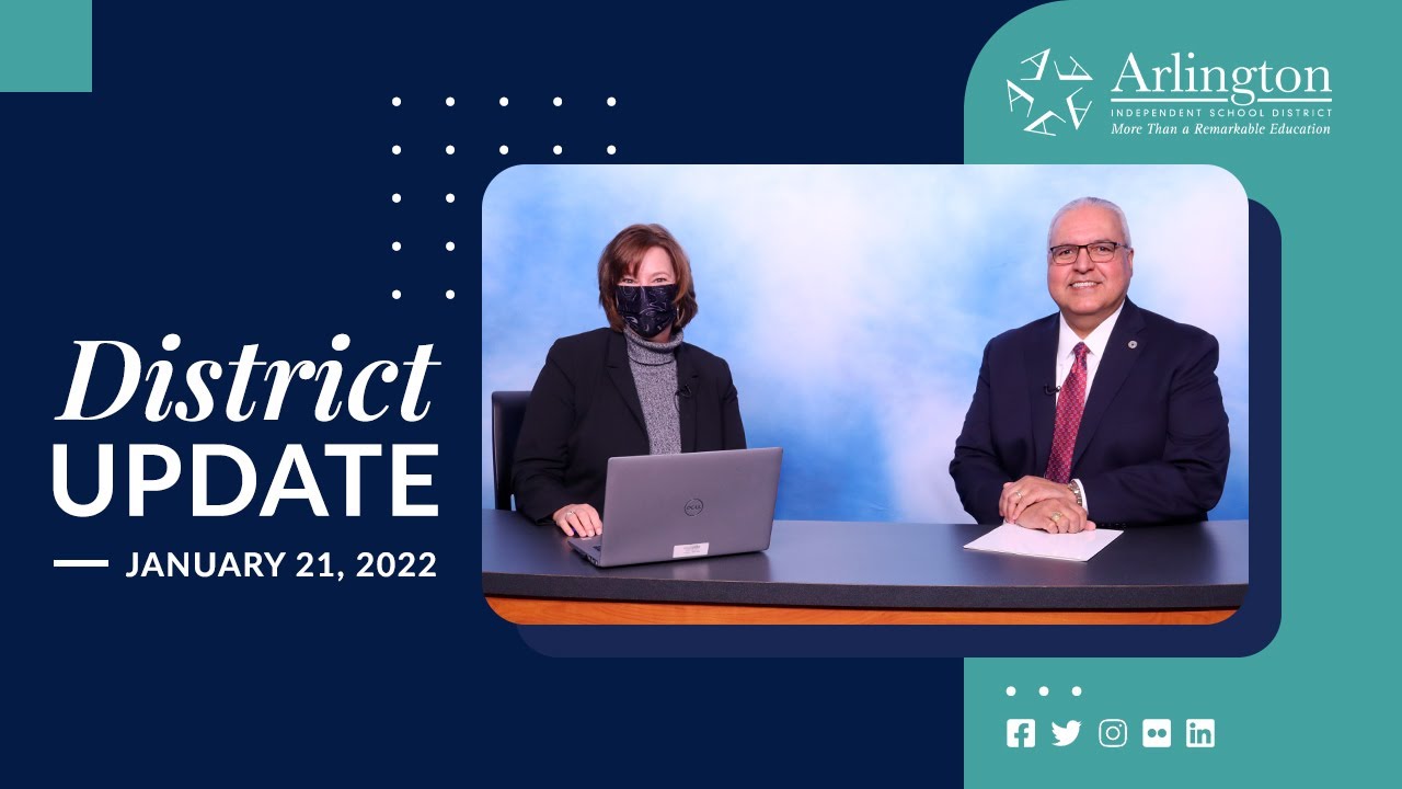 Arlington ISD District Update for January 21, 2022