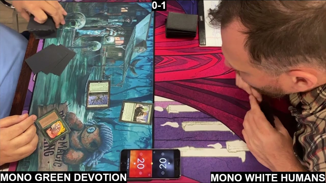 Pioneer - Mono Green Devotion Vs Mono White Humans