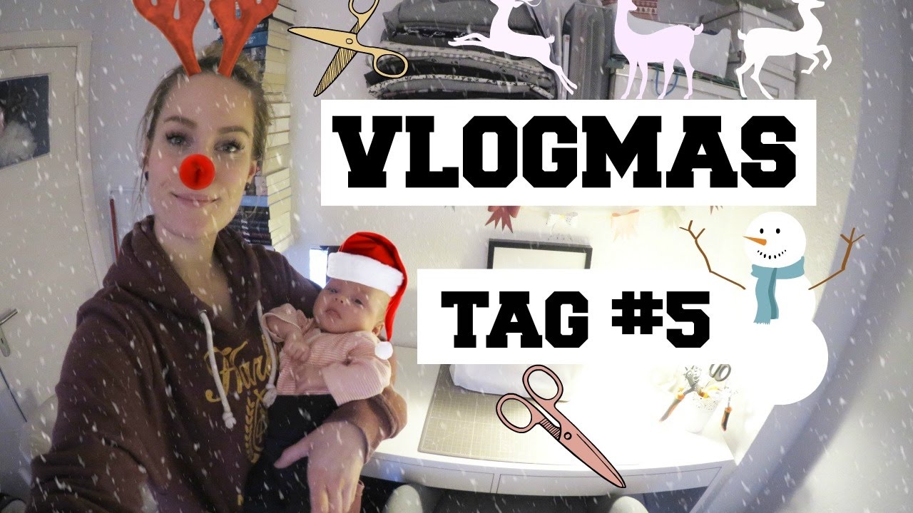 VLOGMAS #5 🎄 |  Ich zeige euch meine N&auml;hecke! ✂️