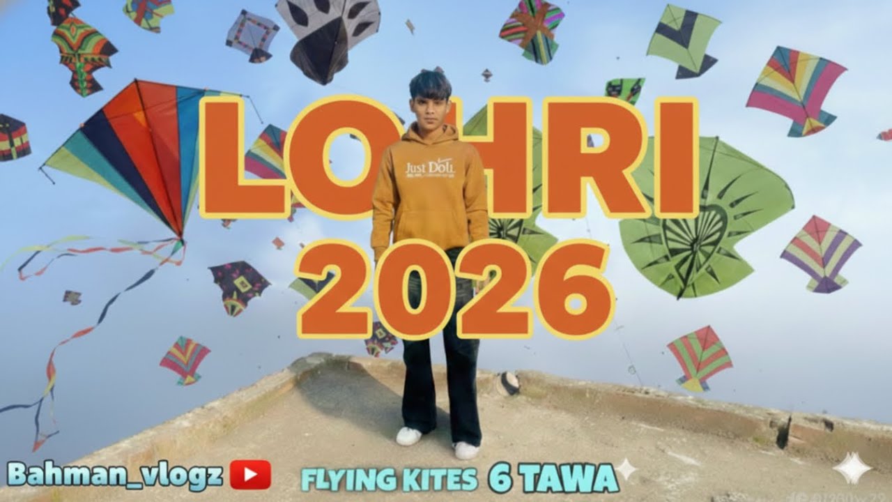 LOHRI 2026🥳🥂 FLYING 6 TAWA KITES 🪁 