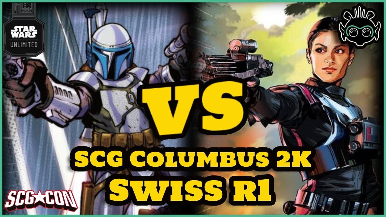 Star Wars Unlimited | SCG Columbus 2K Swiss R1 | Jake (Jango Tarkintown) VS Dusty (Iden Blue)