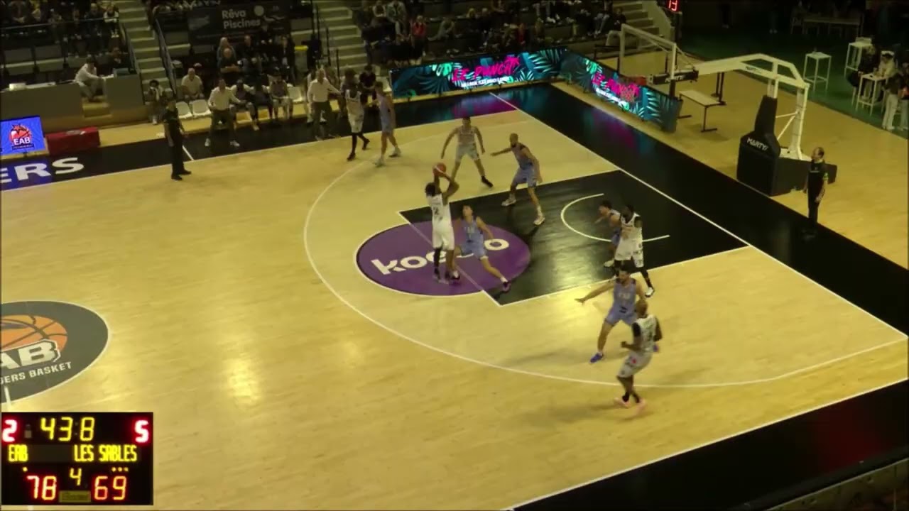 Branden Maughmer Highlights 24/25 (Les Sables - France NM1)