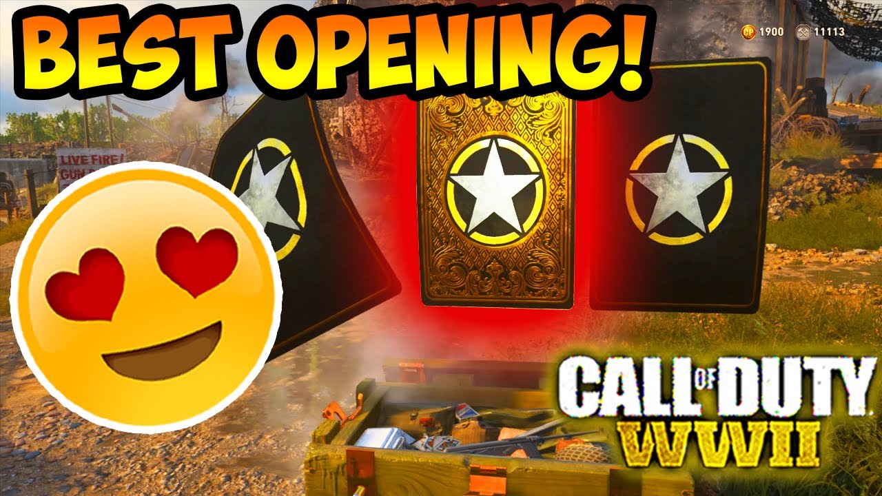 My BEST Supply Drop Opening in COD WW2! (COD WW2 Supply Drops)