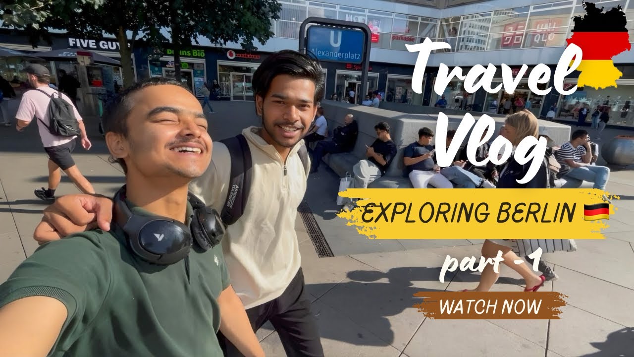 Exploring Berlin City Center🇩🇪 | Part-1 | International Student in Germany 🎓