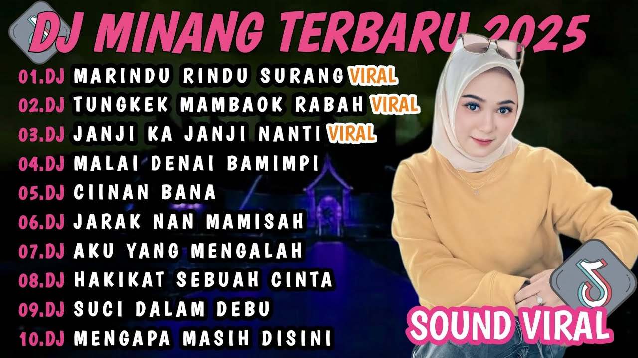 DJ MINANG TERBARU 2024 FULL BASS | VIRAL TIKTOK MERINDU RINDU SURANG | TUNGKEK MAMBAOK RABAH