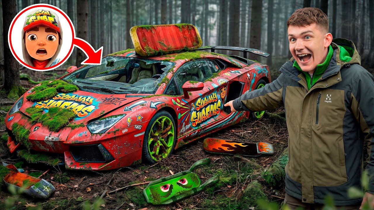 Мы нашли Lamborghini от Subway Surfers! Сможем ли мы его отремонтировать?