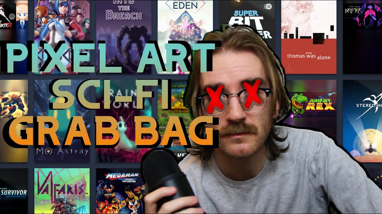 Science Fiction and Pixel Art Video Games