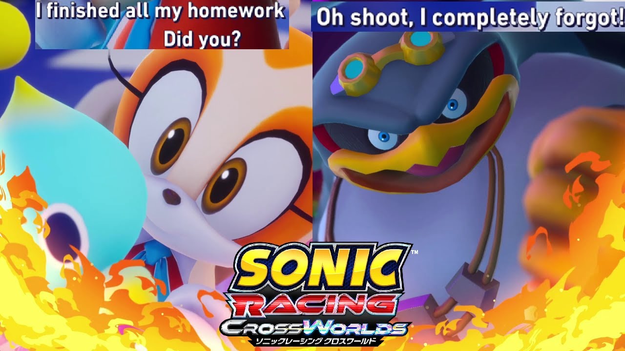 Sonic Racing: CrossWorlds (ONT) All Storm Rival Interactions