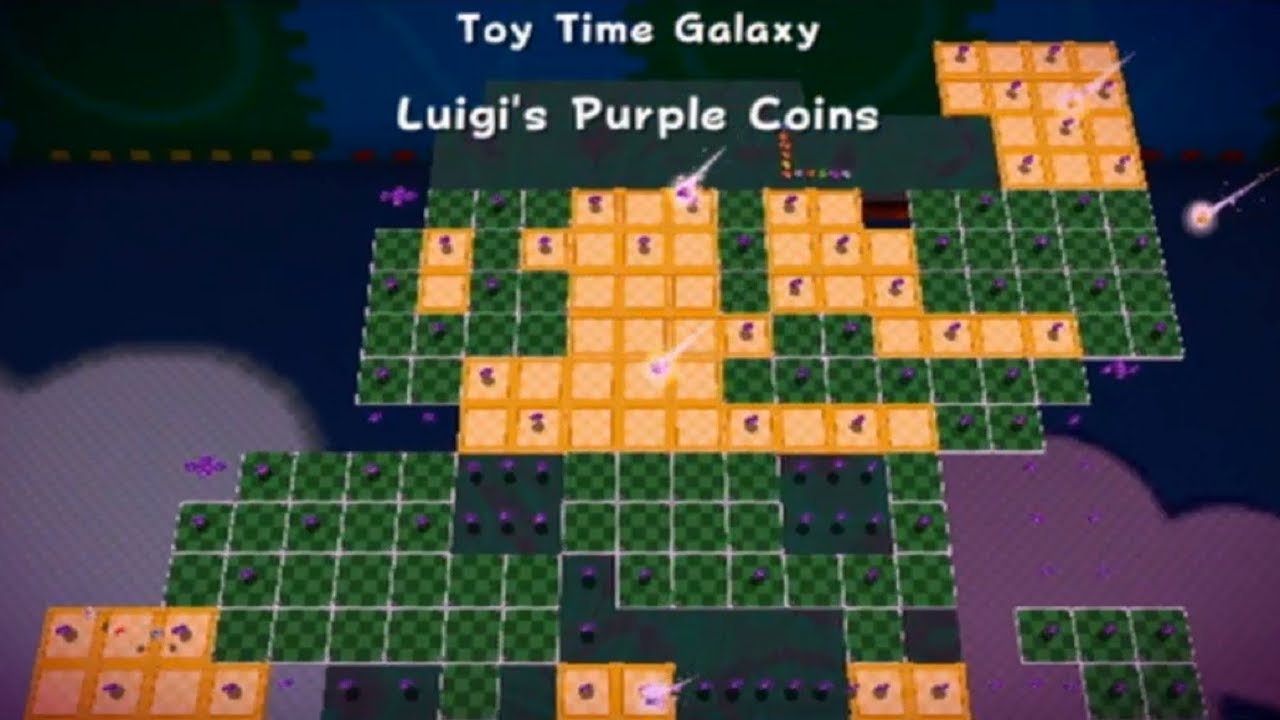 Finishing up the remaining Purple Comets in Super Luigi Galaxy and then... finishing the whole game!