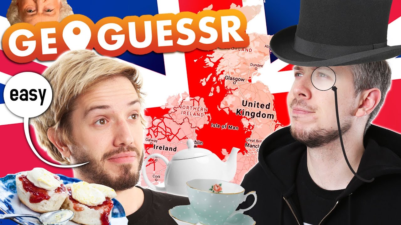 Working together for a perfect score in United Kingdom GeoGuessr!