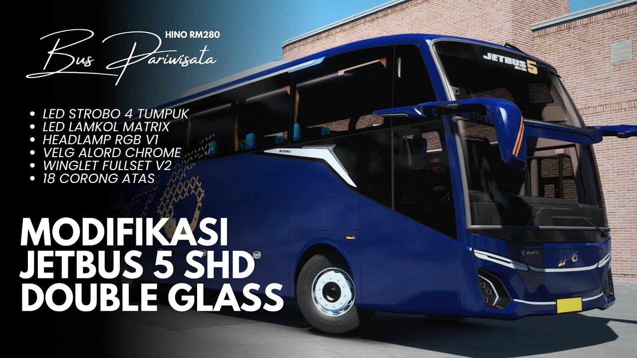 DEFINISI SEDEKAH‼️- Modifikasi Jetbus 5 SHD Pakai Skin Pack Gratisan EP6 | ETS 2 Indonesia