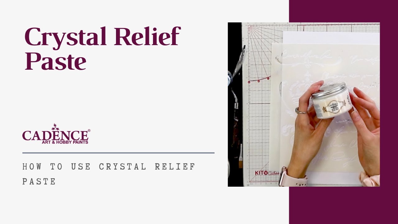 Using Cadence Crystal Relief Paste