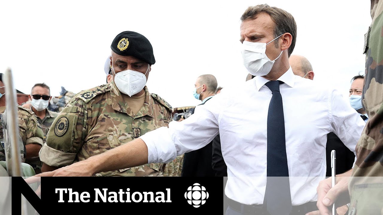 Macron returns to Lebanon for centenary, warns of sanctions
