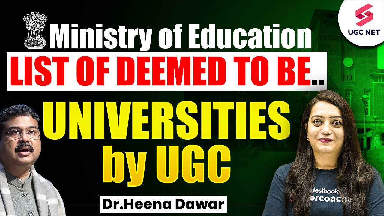 What is Deemed University ? | List Of Updated Deemed to be University | Deemed Universities | Heena