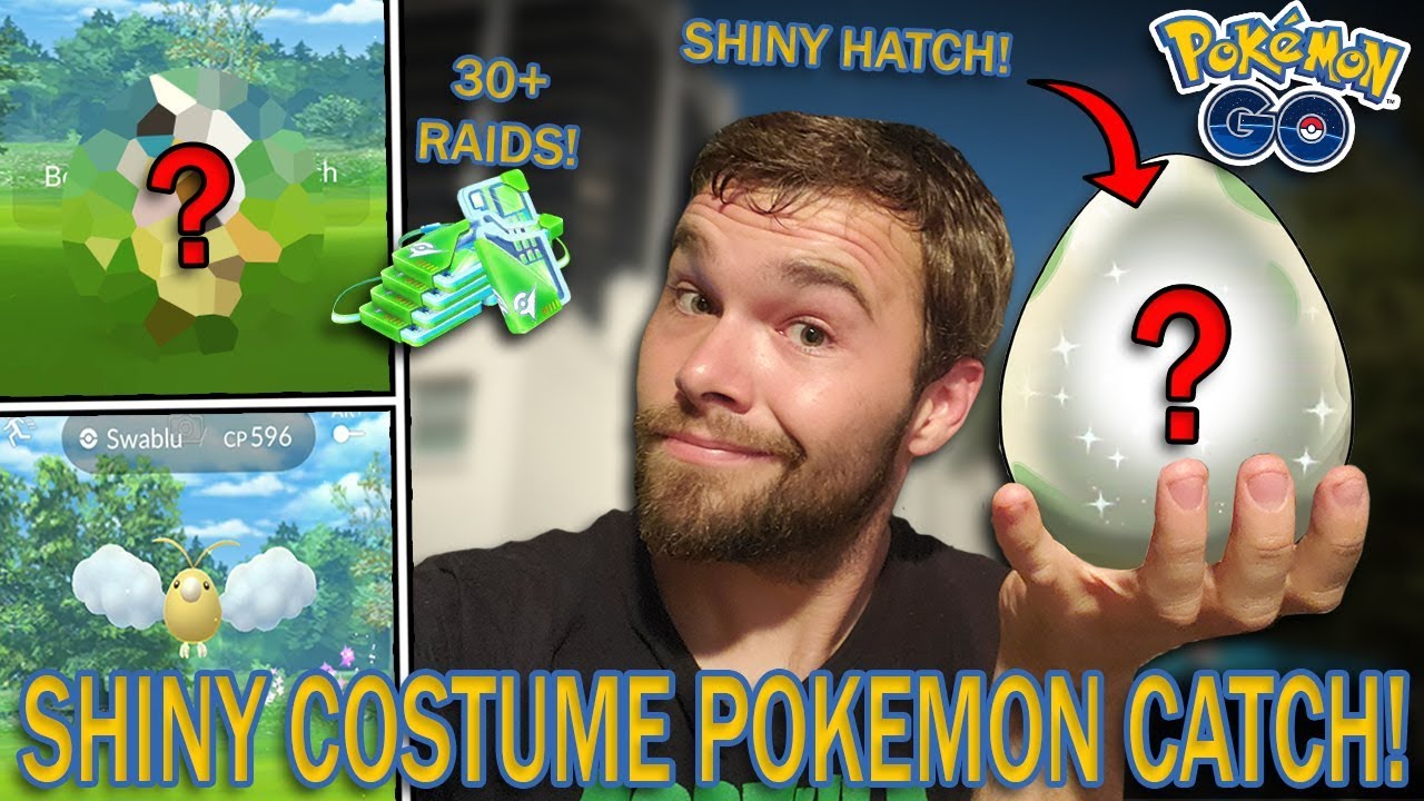 SHINY COSTUME POKEMON CAUGHT! INSANELY RARE SHIINY 2K HATCH! (Pokemon GO Halloween Event)