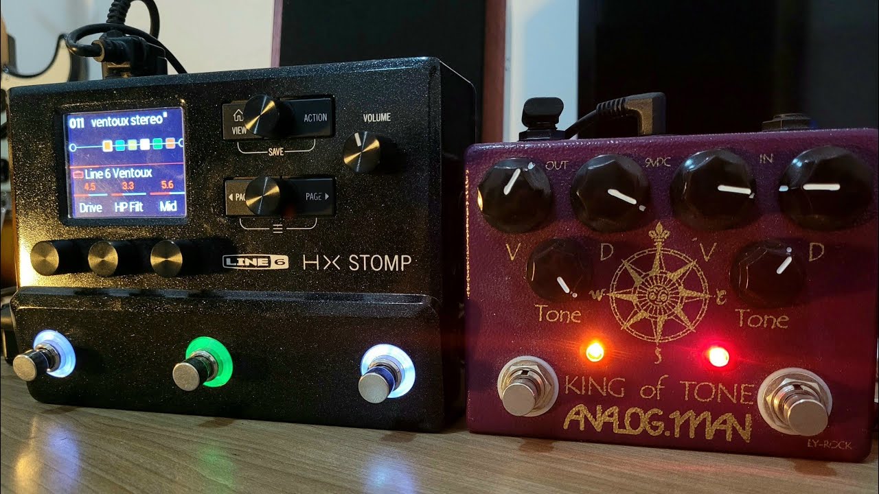Line 6 Hx stomp Ventoux & Dynamic Plate + Ly Rock King of tone clone